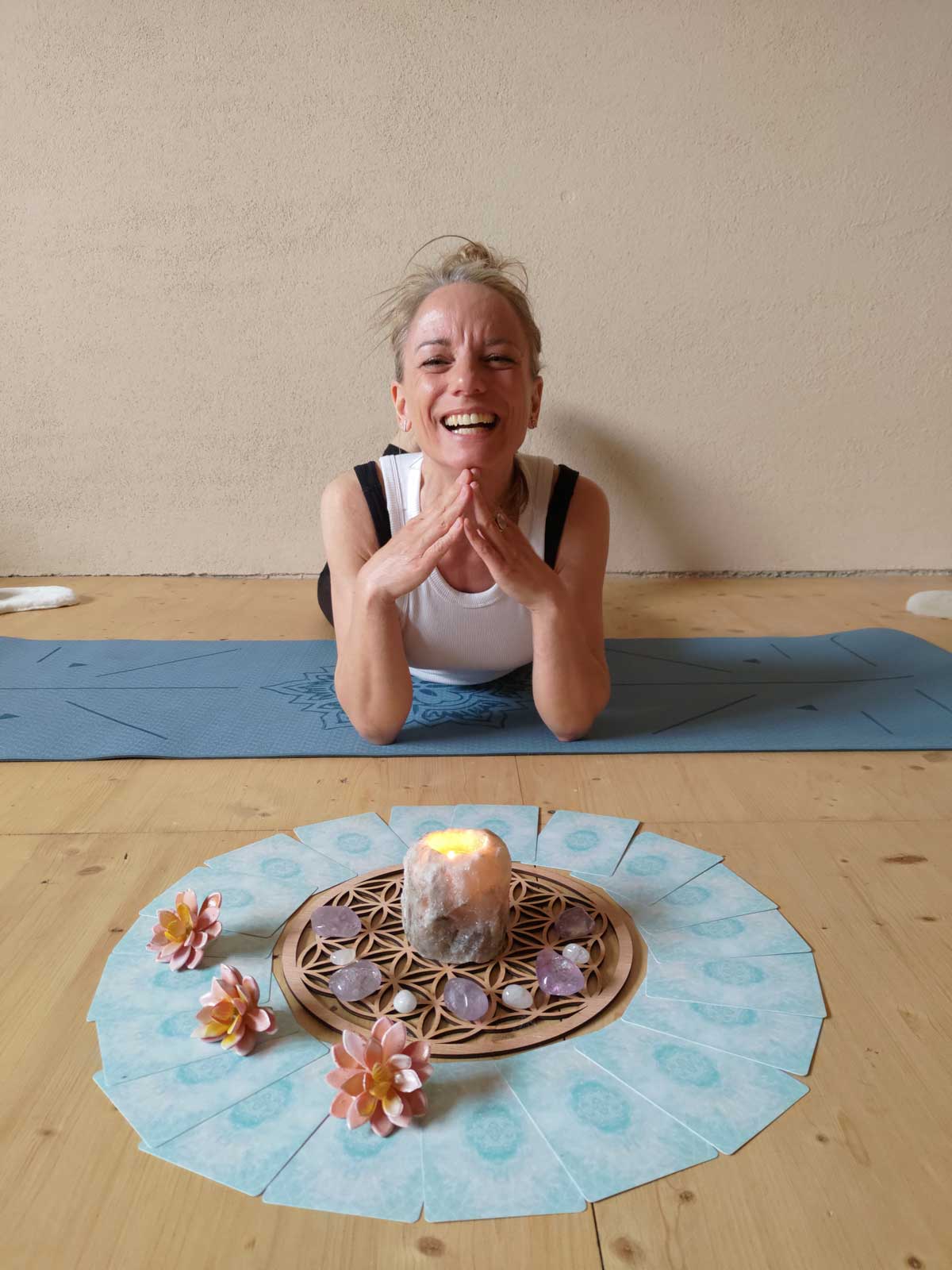 Nadine en méditation